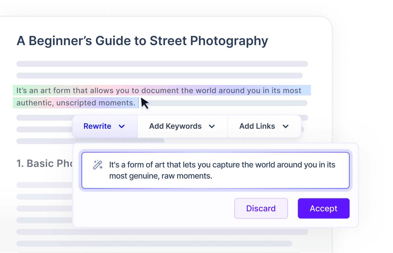 Edit New & Existing Content